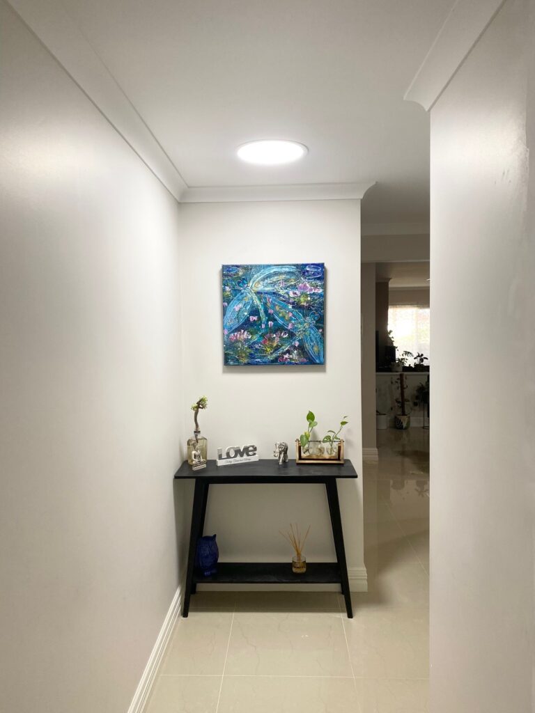 After skylight installation