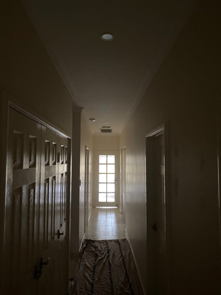 Before a skylihght installation